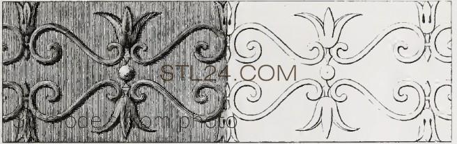 Фризы (FRIESE_1425 -  | 3D model 3DSMAX / OBJ / STL) 3D модель для ЧПУ станка